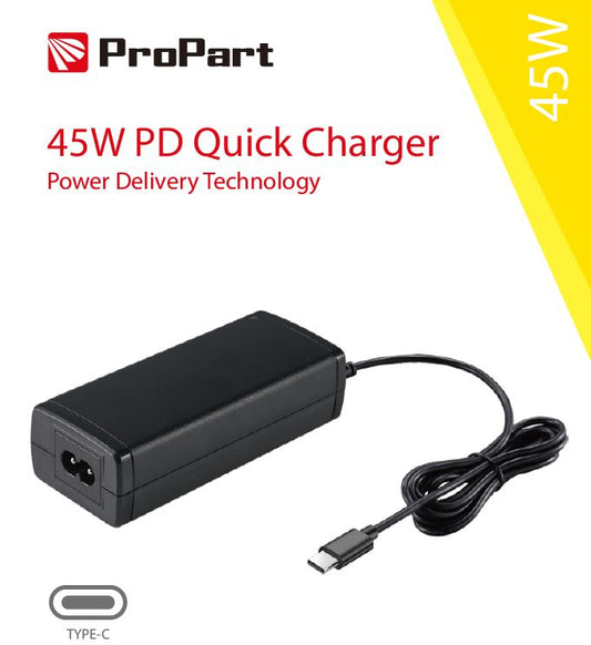 ProPart Alimentatore Type C 45W Quick charge PD desktop