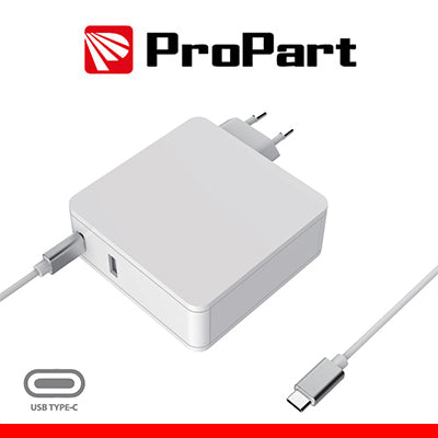 ProPart Alimentatore PD Type C Quick Charge 65W + USB fast
