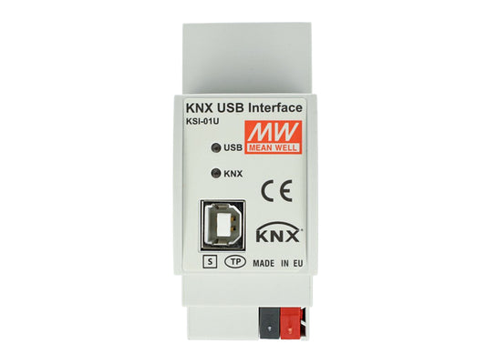 MeanWell KSI-01U Interfaccia USB Per Diagnosi Bus KNX Konnex A Guida DIN Binario
