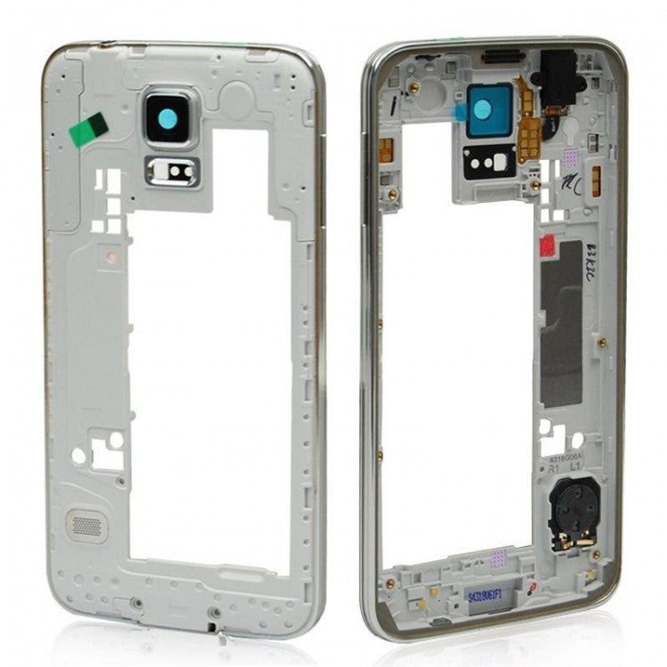 MyPhone Frame Intermedio per Samsung Galaxy S5 Bordo Argento